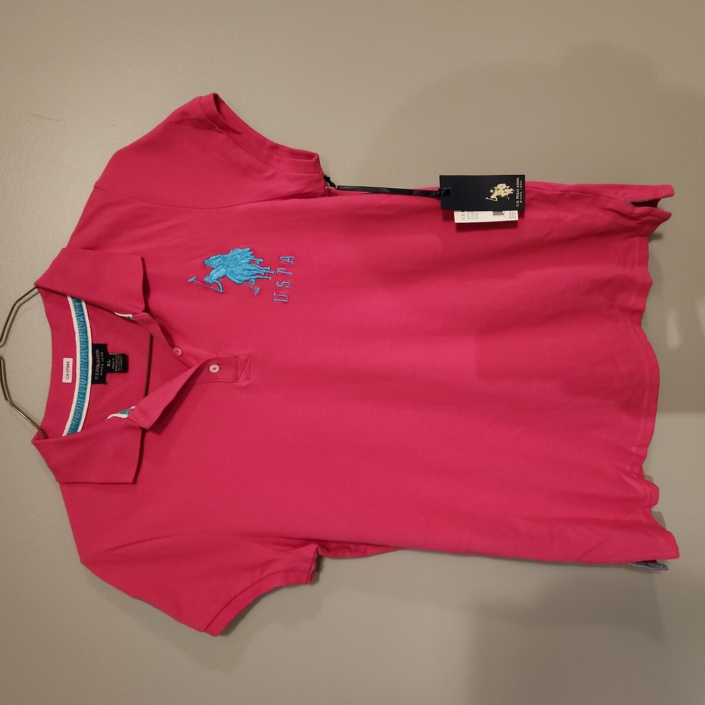 U.S. Polo Assn. Pink Polo Shirt for Women